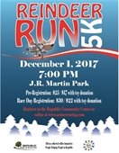 Reindeer Run 5K Poster
