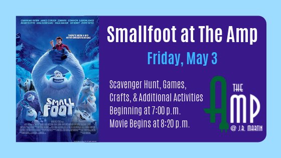 Smallfoot at The Amp May 3