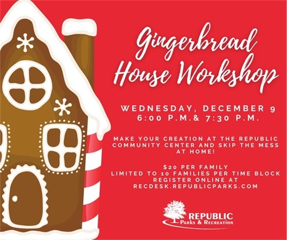 Gingerbread House Workshop