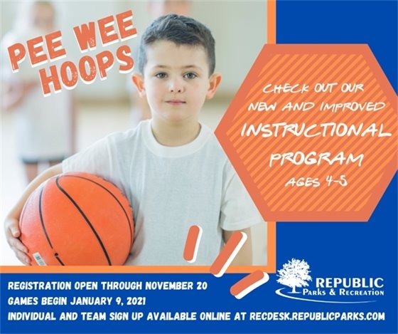Pee Wee Hoops Registration