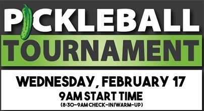 Pickleball Tournament - February 17