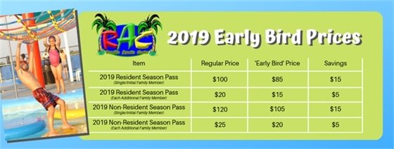 RAC Early Bird Passes