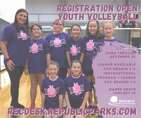 Winter Youth Volleyball Registration