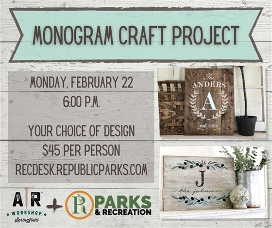 Monogram Craft Project