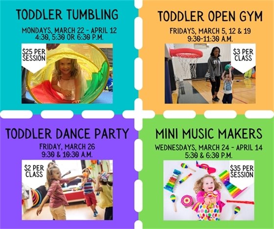 March Toddler Programs
