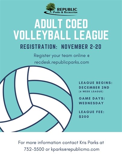 Adult Volleyball Registration