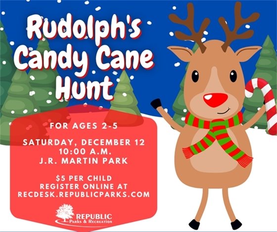 Rudolph's Candy Cane Hunt