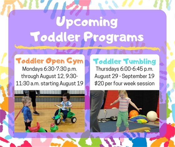 Upcoming Toddler Programs
