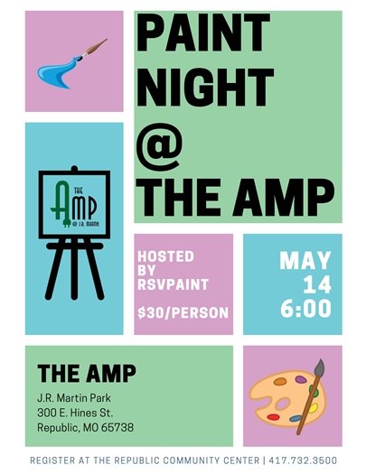 Paint Night at The Amp