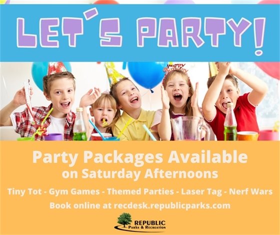 Party Packages Available