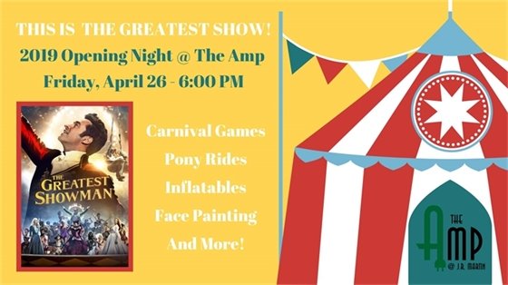 Opening Night at The Amp Friday, April 26